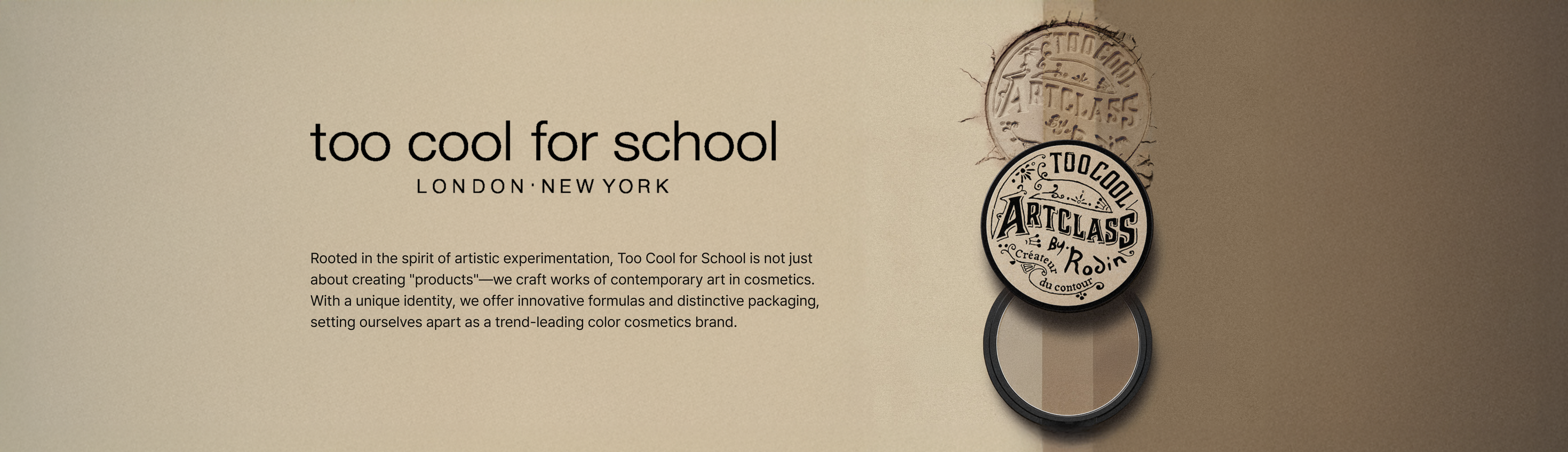 TOO COOL FOR SCHOOL banner