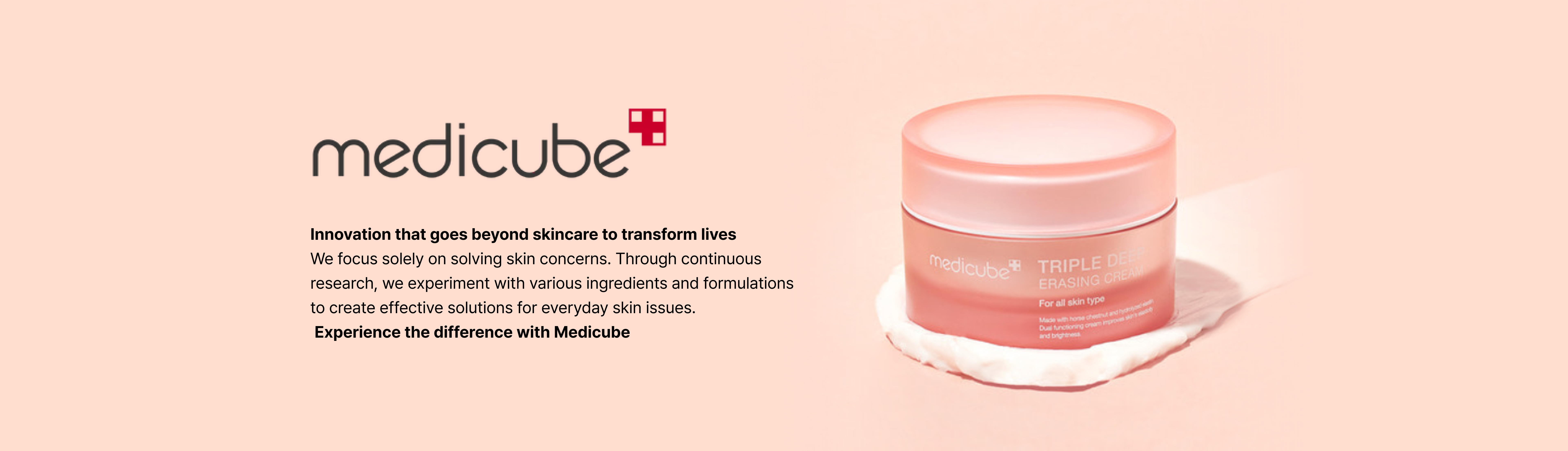MEDICUBE banner
