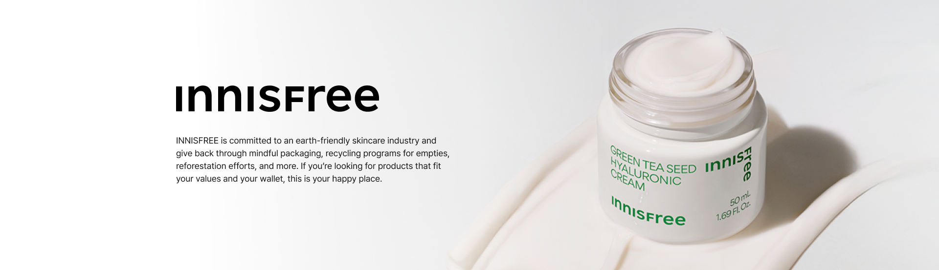 INNISFREE banner
