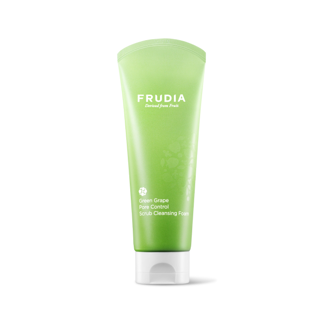 Frudia Green Grape Pore Control Scrub Cleansing Foam (145ml)