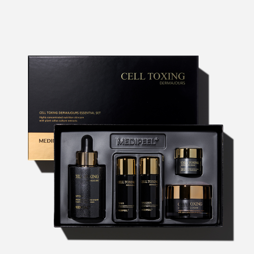 Cell Toxing Derma Jeur Essential Kit (Ampoule, Toner, Emulsion, Cream, Cream) (100ml*1ea/50g*1ea/30ml*2ea/10g*1ea)