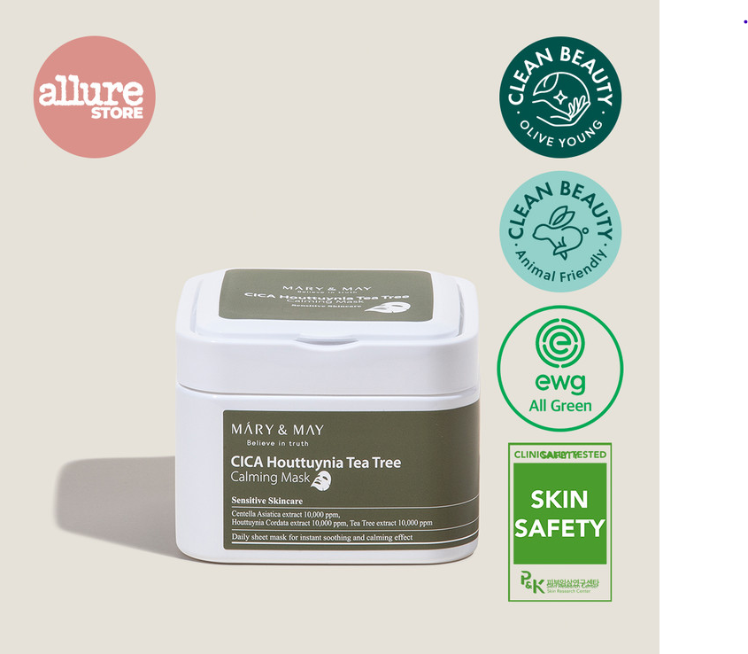 CICA Houttuynia Tea Tree Calming Mask (30EA/400g)