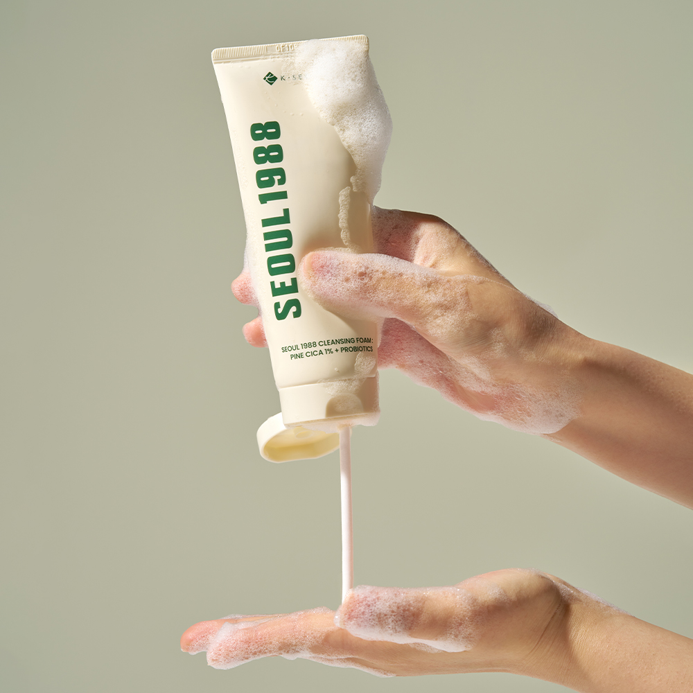 SEOUL 1988 Cleansing Foam : Pine Cica 1% + Probiotics (150g)