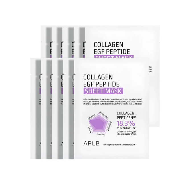Collagen EGF Peptide Sheet Mask 10 (25ml x 10)