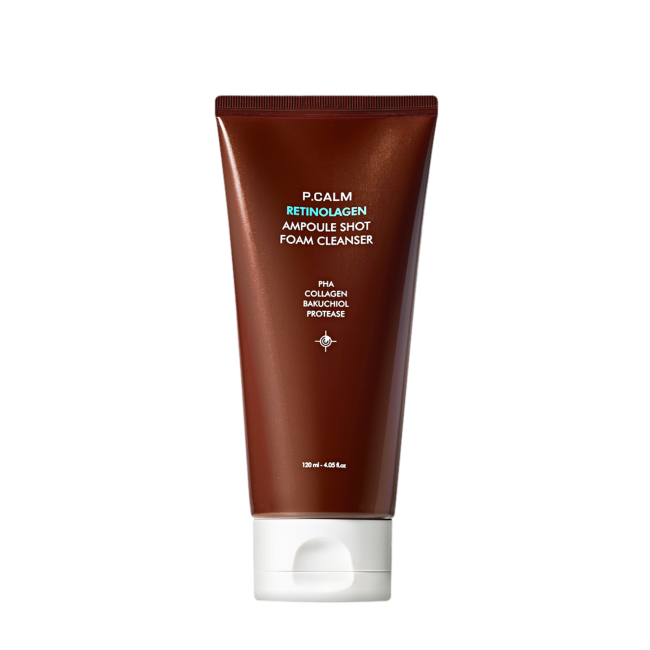 P.CALM Retinolagen Ampoule Shot Foam Cleanser (120ml)
