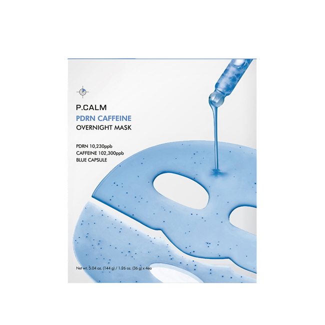 P.CALM Pdrn Caffeine Overnight Mask (1 Box) (144g*4ea)