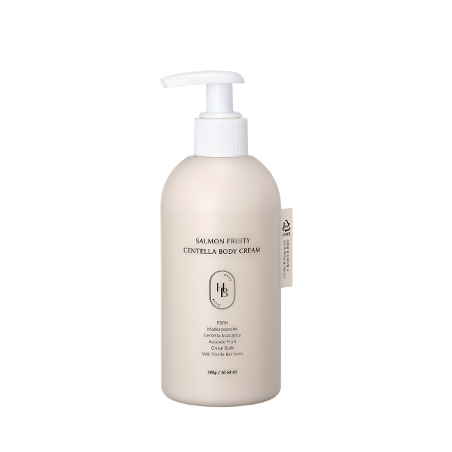 Salmon Fruity Centella Body Cream (300ml)