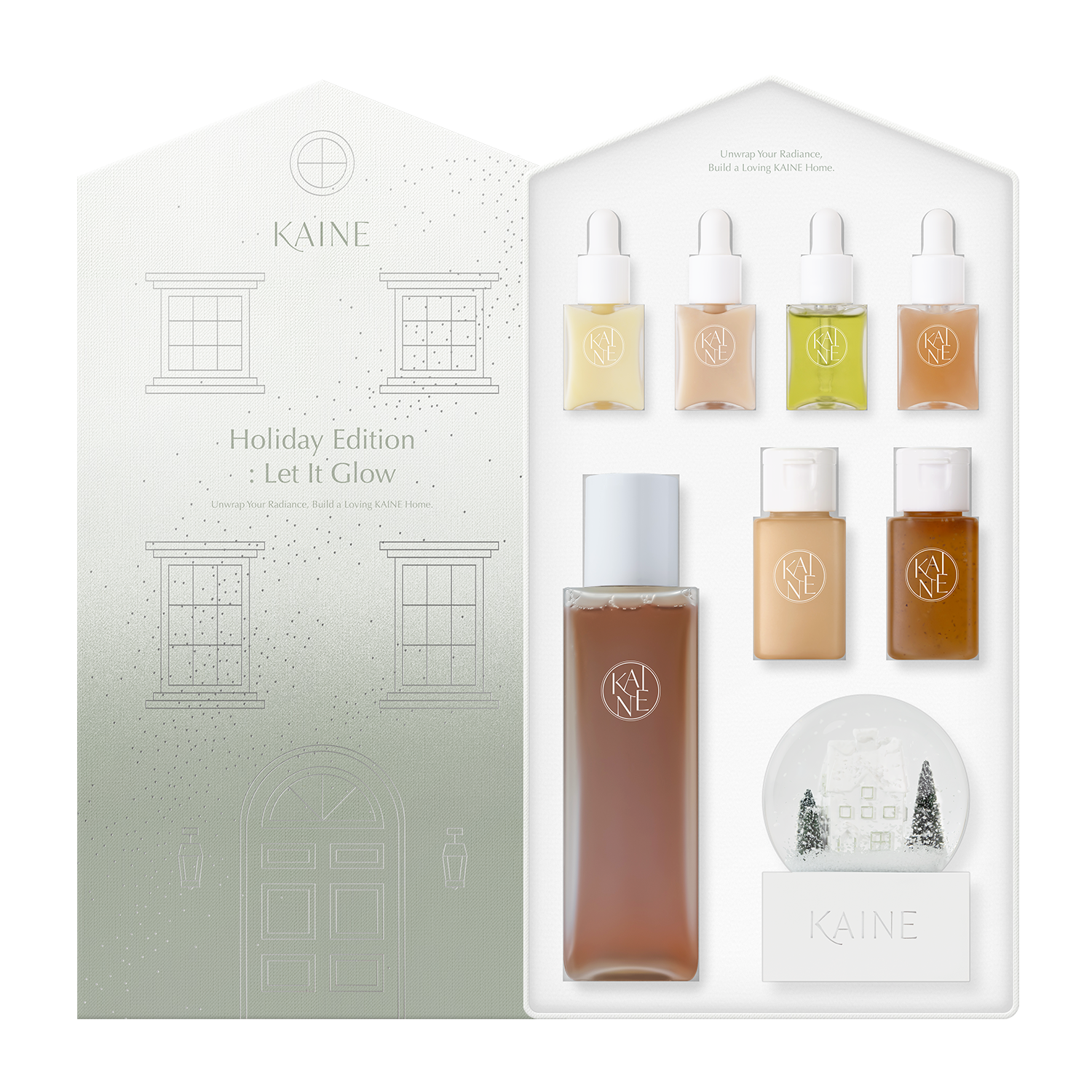 Holiday Edition Let It Glow (Toner 150ml + Serum 8.5ml*4ea + Cleanser 30ml*2ea + Snow Globe)