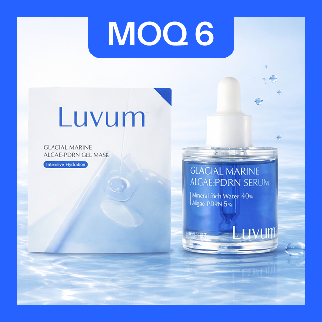[low moq] Glacial Marine Algae-PDRN Serum & Mask (30ml, 33g/5sheets)